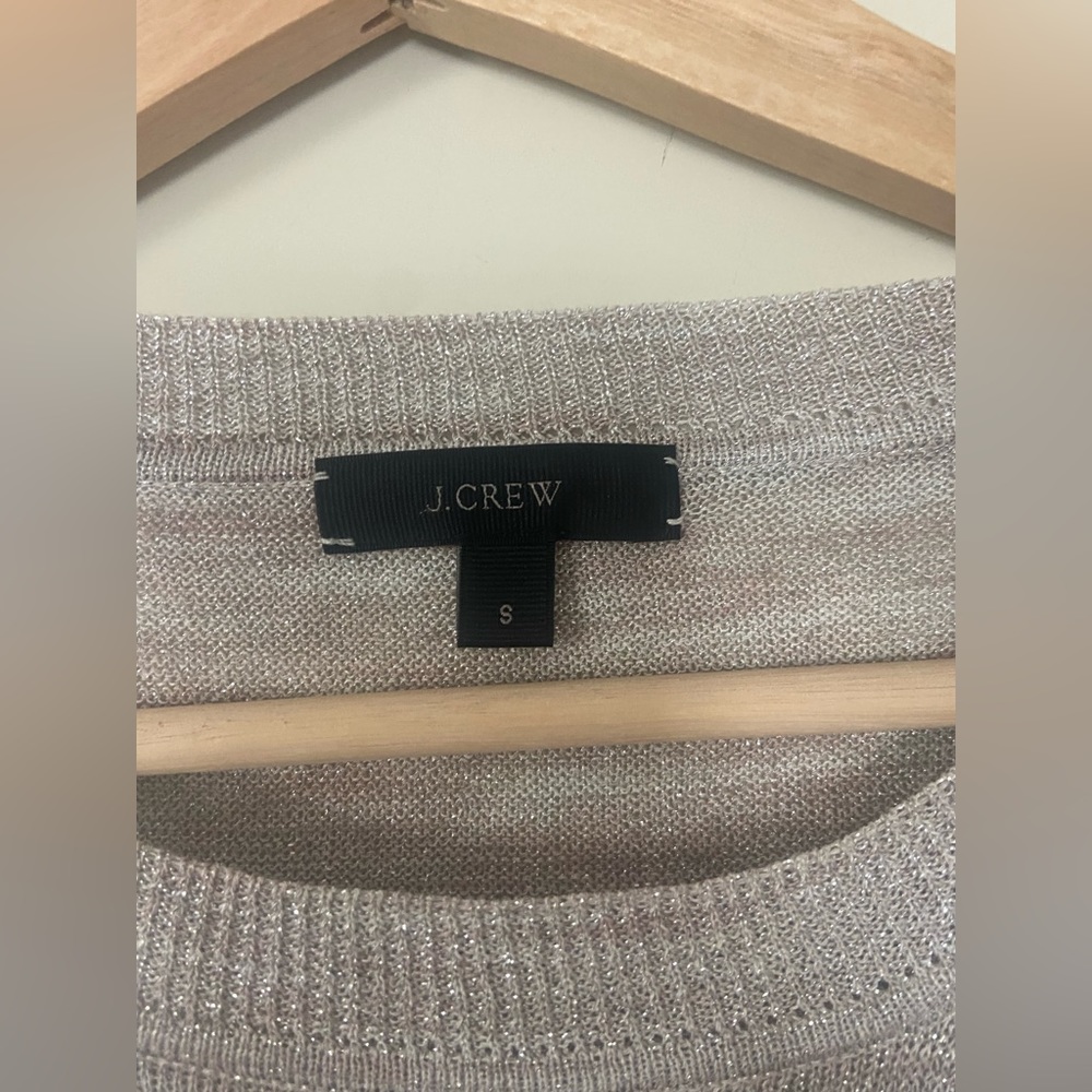 Sparkly silver/tan-ish sweater - almost new